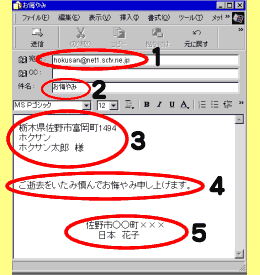 メールフォーム