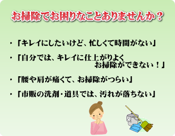 お掃除